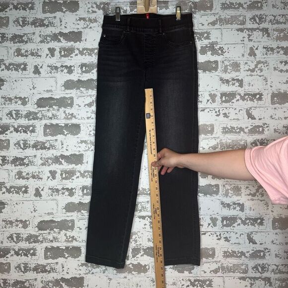 Spanx | women black straight leg denim jeans - Picture 9 of 10